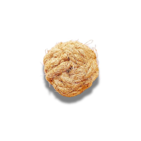 כדור קוקוס טבעי צעצוע דנטלי טבעי - מבחר גדלים