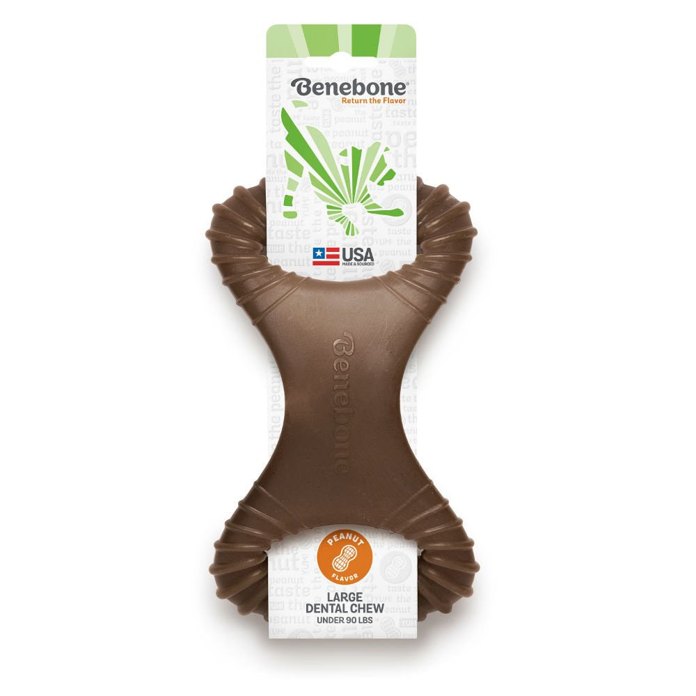 בנבון שמיניה דנטלית חמאת בוטנים - צעצוע לעיסה לכלבים