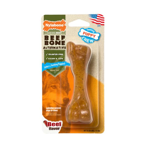 נילבון צעצוע לעיסה בקר לגורים עד 11 ק"ג