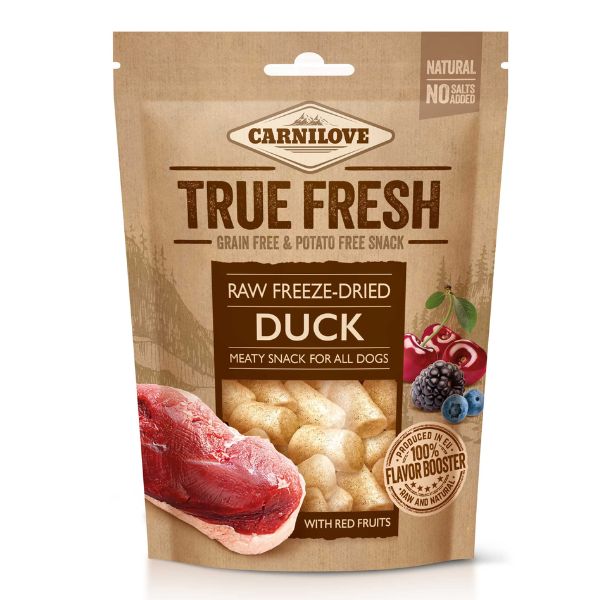 קרנילאב חטיף טבעי מיובש בהקפאה True Fresh נגיסי ארנב - 40 גרם