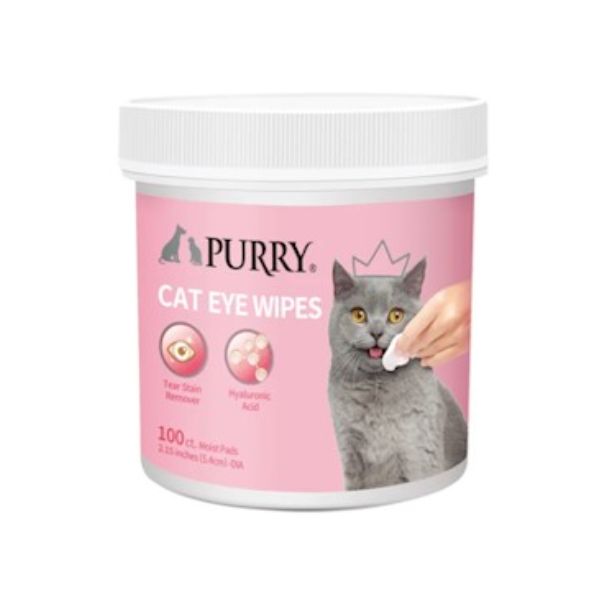 מגבונים לניקוי עיניים לחתולים Purry