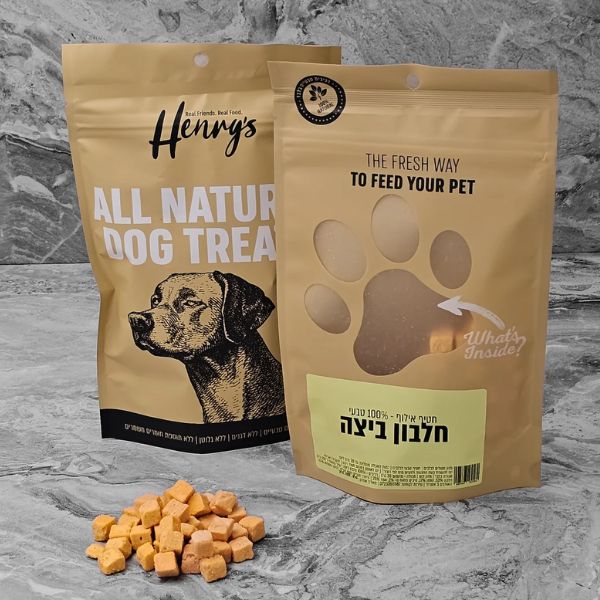 הנריס חטיף קוביות חלבון ביצה מיובש בהקפאה - 35 גרם