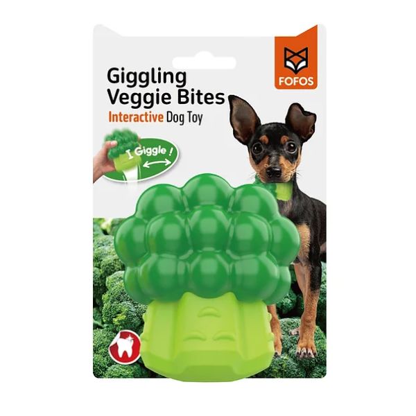 פופוס צעצוע גיגל גומי קשיח בצורת ברוקולי - FOFOS