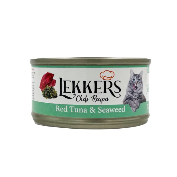 LEKKERS - מעדן חתולים טונה אדומה וביצה קשה(13) - 85 גרם