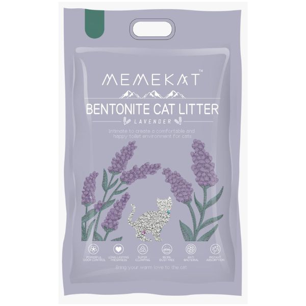 Memekat חול לחתולים מתגבש בניחוח לוונדר עדין - 10 ליטר