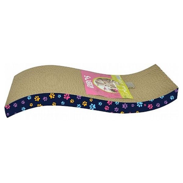 ריבוס משטח גירוד לחתול בצורת גל