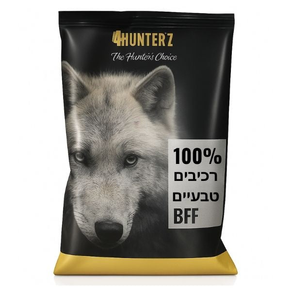 4Hunterz פור האנטרז מזון טבעי לכלבים הודו סלמון פירות וירקות - 500 גרם