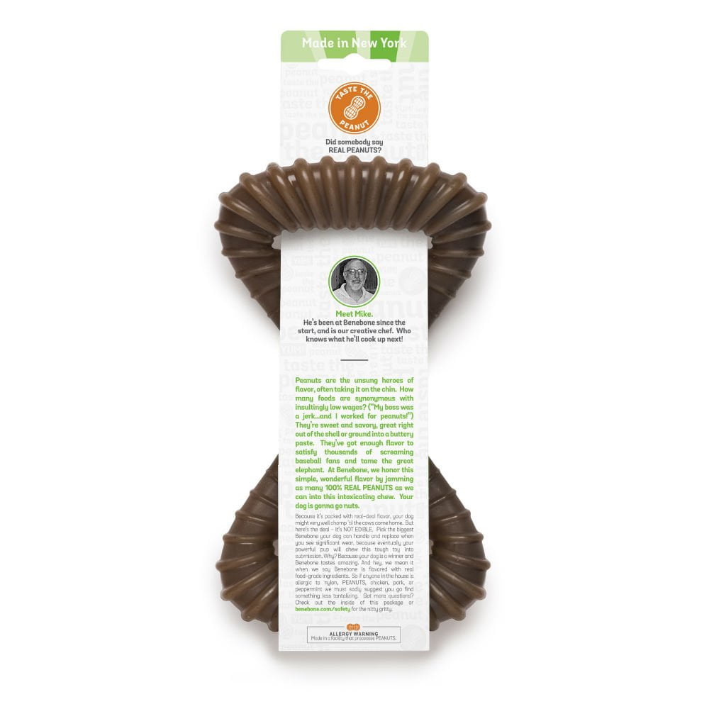 בנבון שמיניה דנטלית חמאת בוטנים - צעצוע לעיסה לכלבים