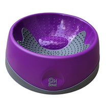 ליקי מט Oh Bowl קערת האכלה וליקוק דנטלית סגול - גדול