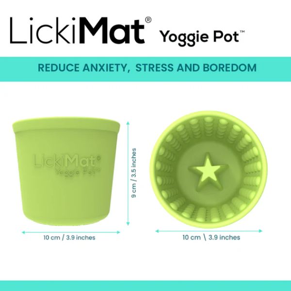 ליקי מט Yoggie Pot כוס האכלה וליקוק - טורקיז