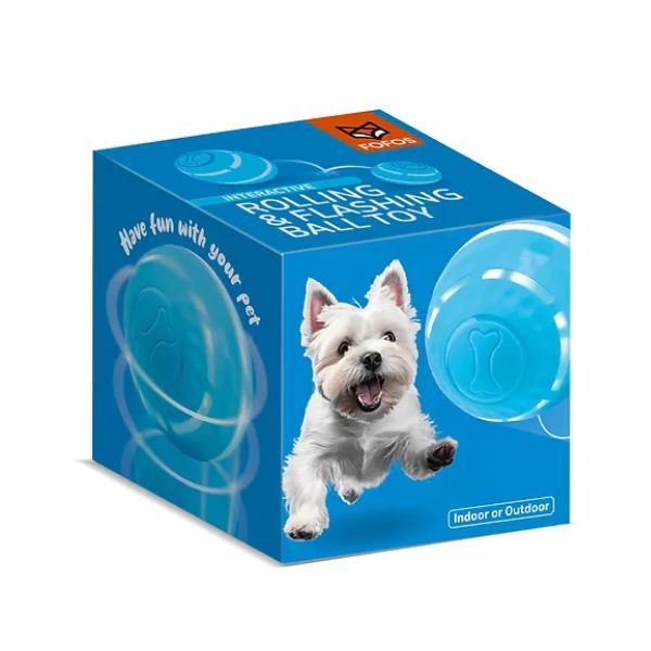 פופוס כדור רץ וקופץ לכלבים בקוטר 8.5 ס"מ - FOFOS