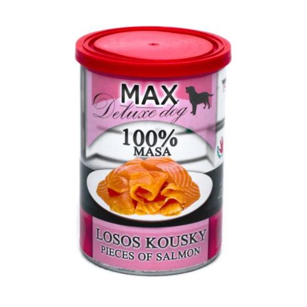 Falco Max מזון רטוב בשימורים פיסות סלמון - 400 גרם