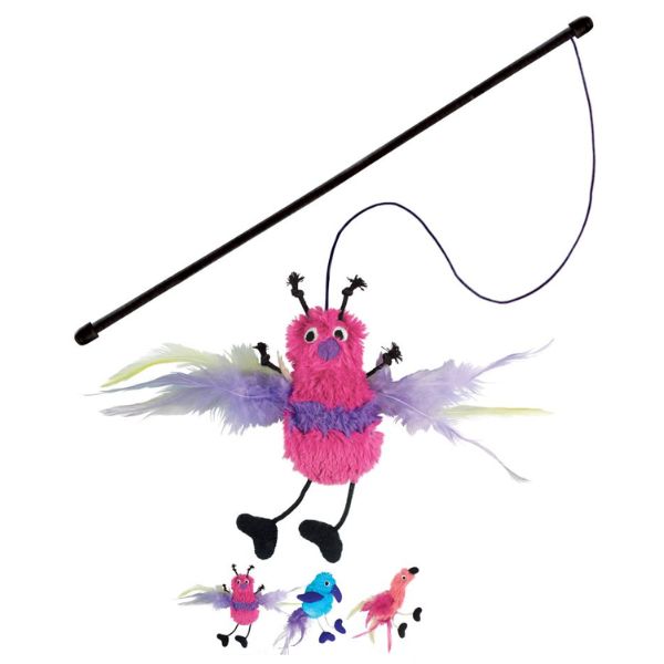 קונג חכה למשחק ציפור עם נוצות