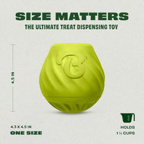 בנבון פובלר Bounce Pawbler צעצוע האכלה לכלבים מגומי טבעי